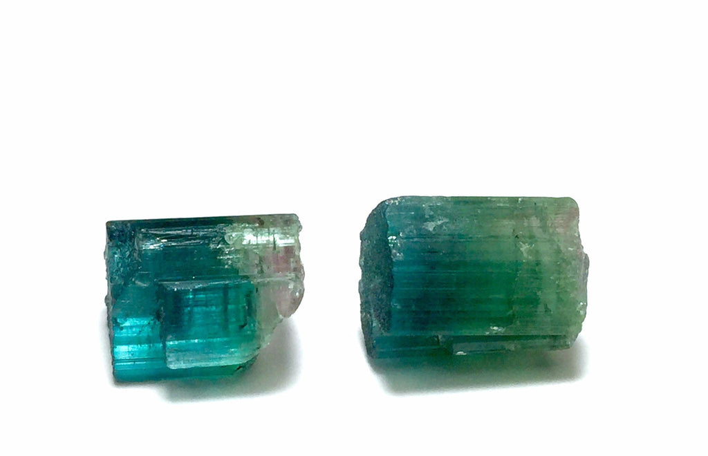 Bi Color Terminated Tourmaline Crystals