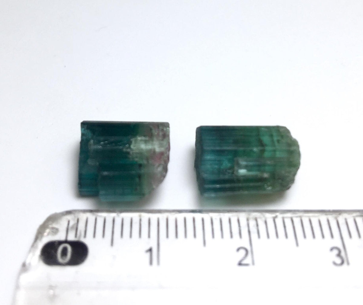 Bi Color Terminated Tourmaline Crystals