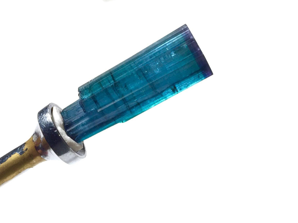 Ink Blue Tourmaline Crystal