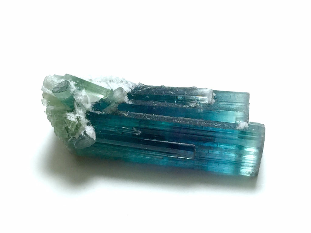 Blue Bi Tourmaline Bunch Specimen