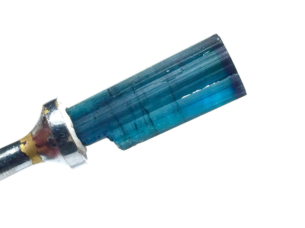 Ink Blue Tourmaline Crystal