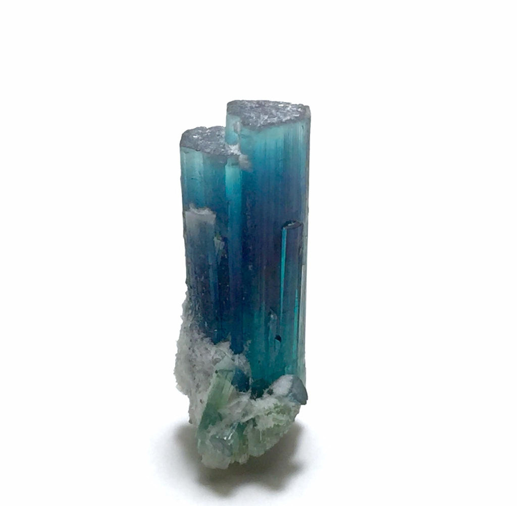 Blue Bi Tourmaline Bunch Specimen