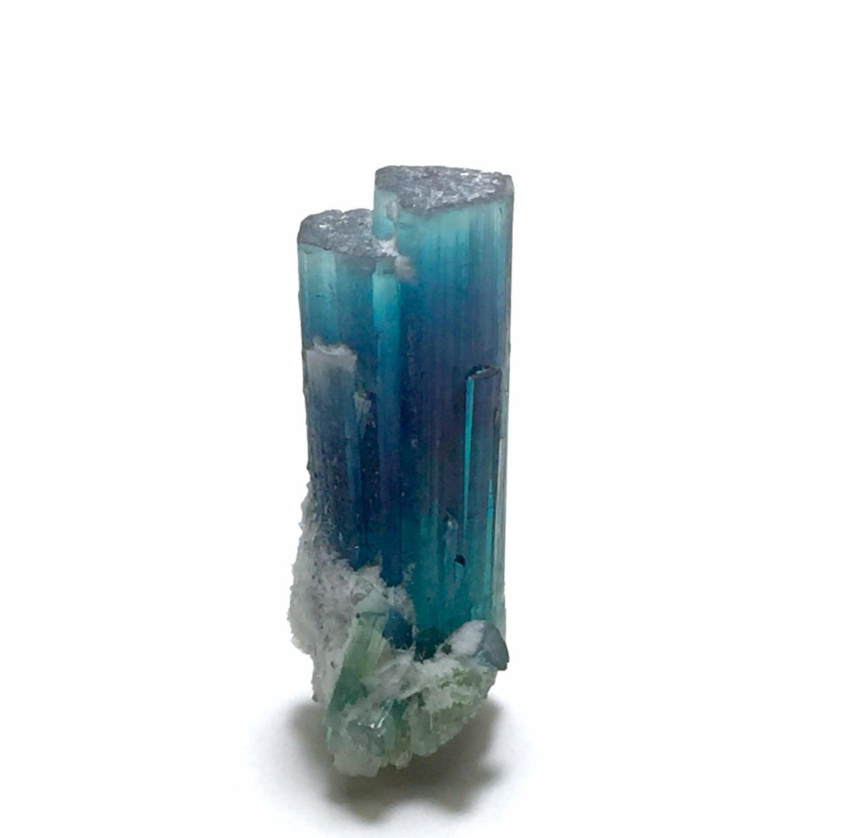 Blue Bi Tourmaline Bunch Specimen