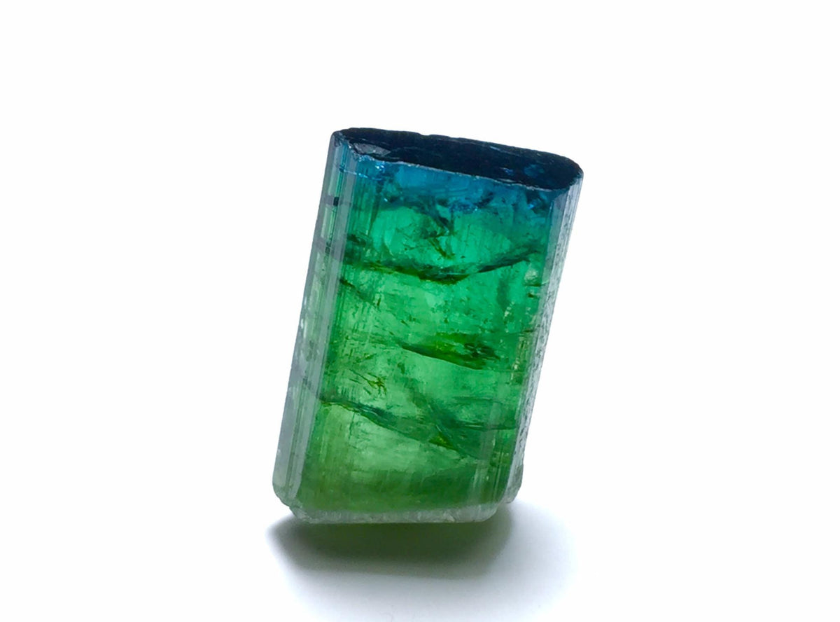 Ink Blue Cap  Tourmaline Crystal