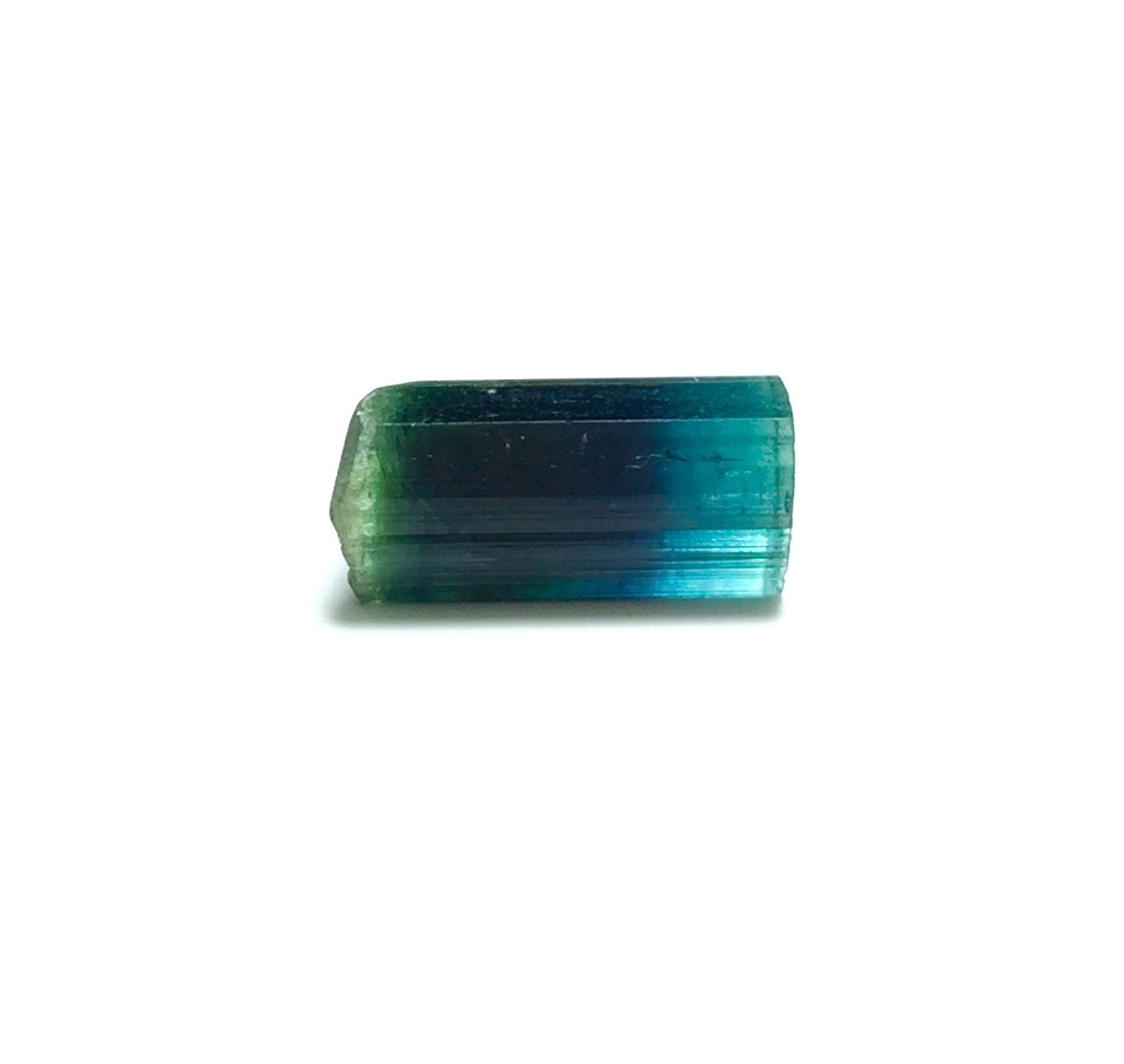 Blue Cap Bi Color Terminated Tourmaline Crystal
