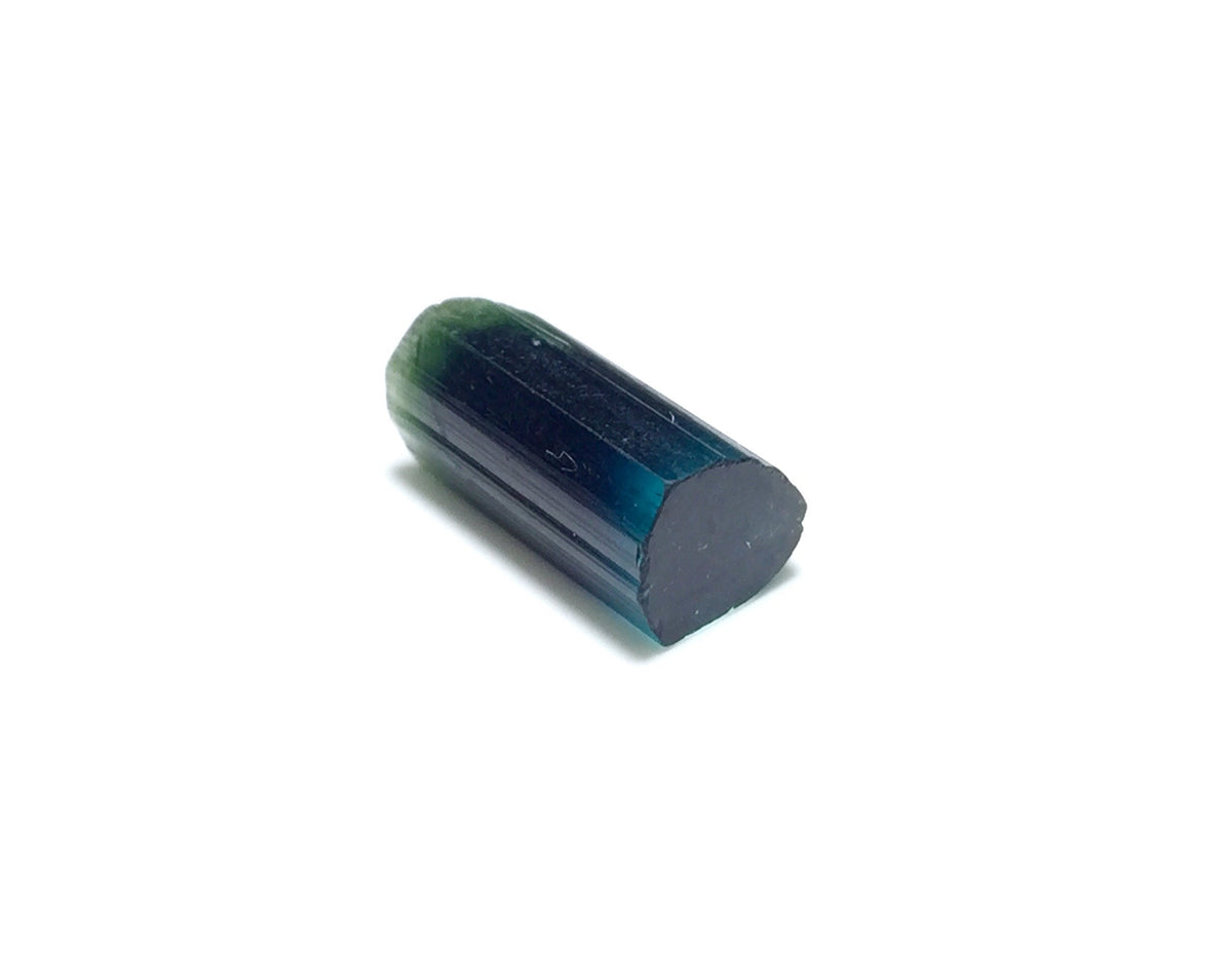 Blue Cap Bi Color Terminated Tourmaline Crystal