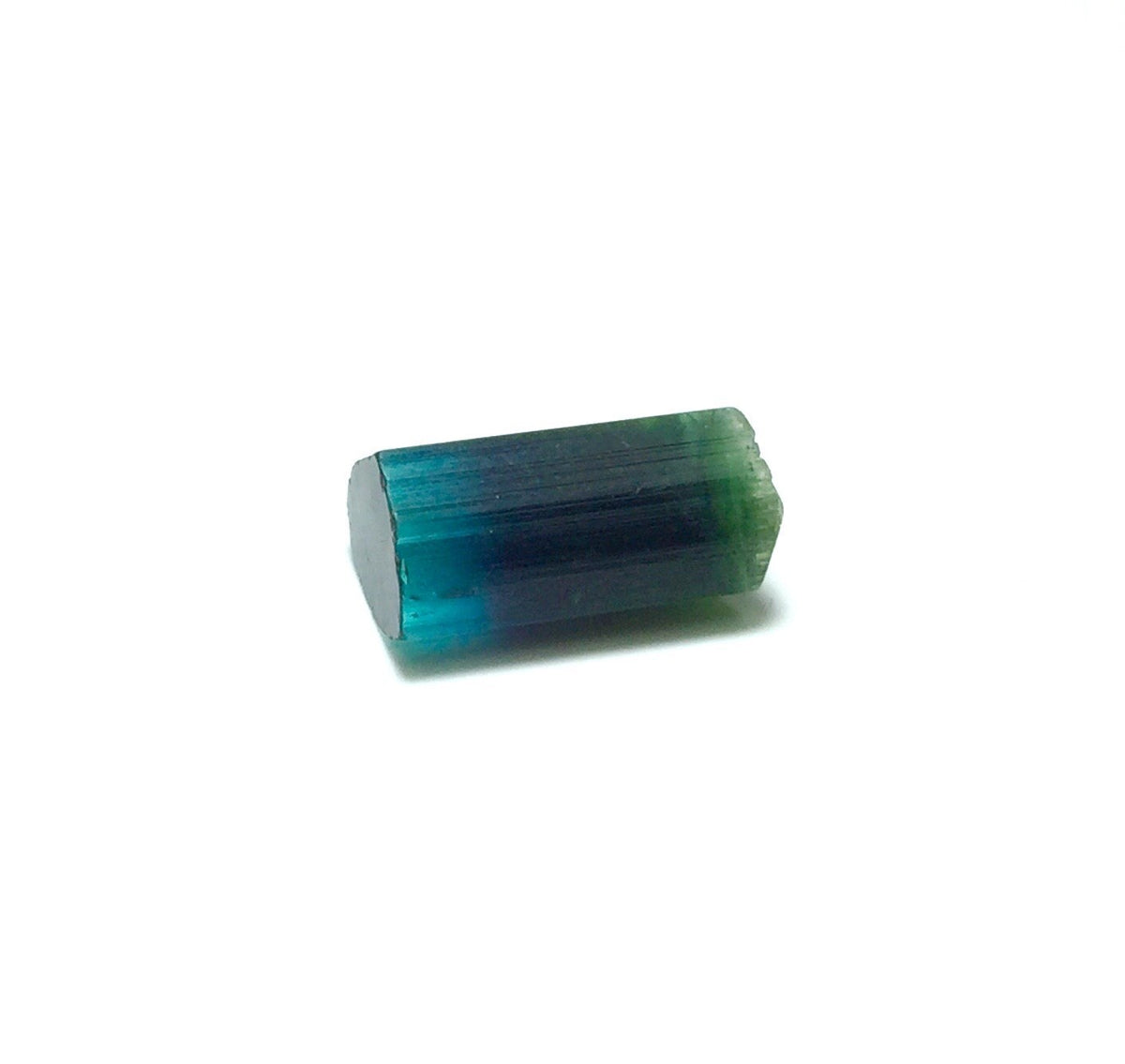 Blue Cap Bi Color Terminated Tourmaline Crystal