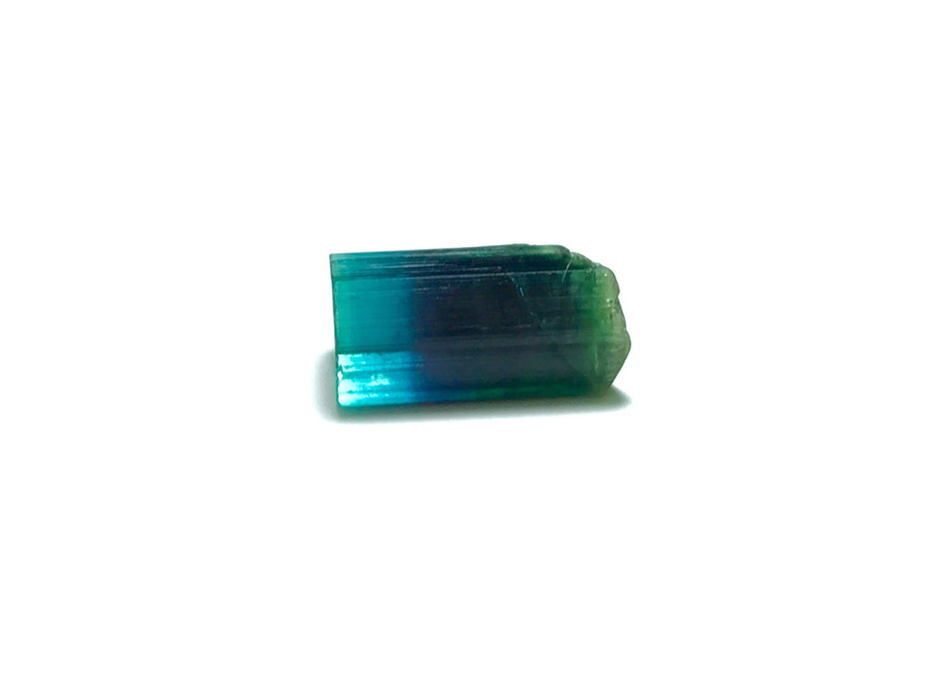 Blue Cap Bi Color Terminated Tourmaline Crystal