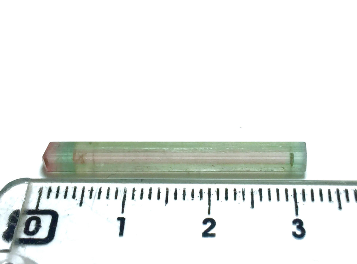 Bi Color Terminated Tourmaline Crystal