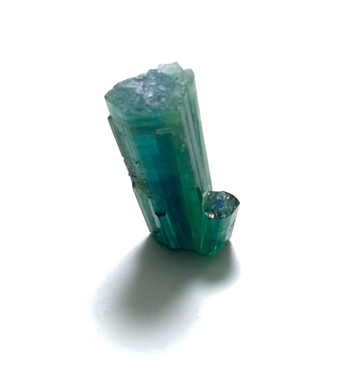 Blue Cap Bi Color Tourmaline Crystal
