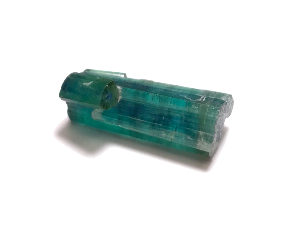 Blue Cap Bi Color Tourmaline Crystal