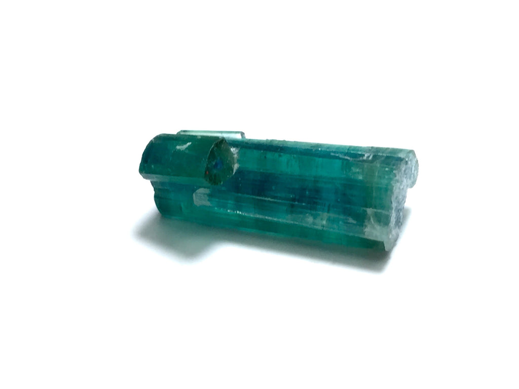 Blue Cap Bi Color Tourmaline Crystal