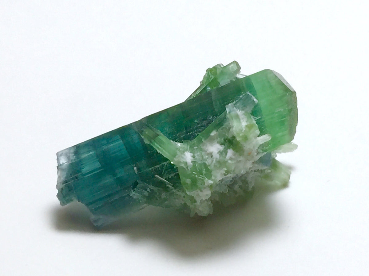 Bi-Color Tourmaline Specimen: 8.5 Carat Afghan Mineral