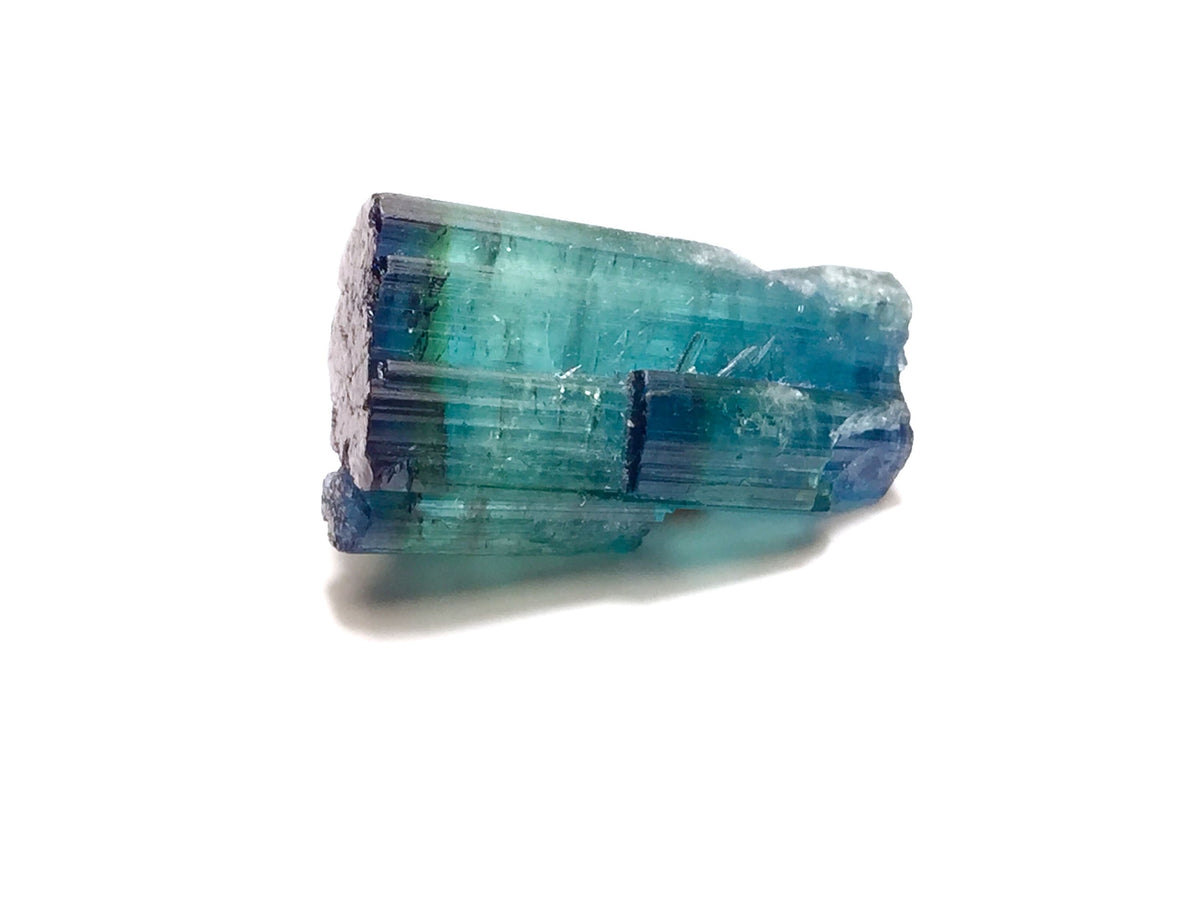 Blue Cap Bi Colour Tourmaline Crystal