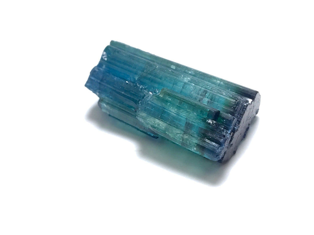 Blue Cap Bi Colour Tourmaline Crystal