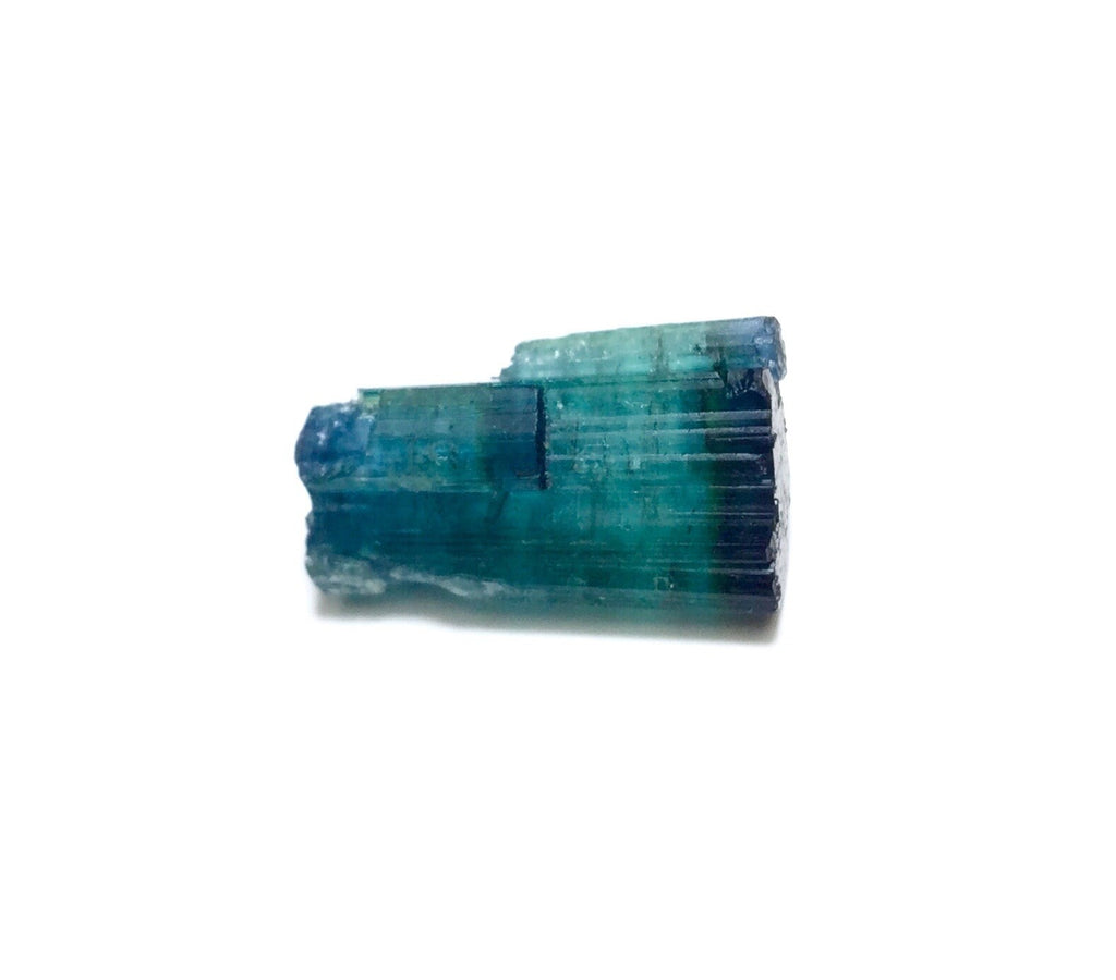 Blue Cap Bi Colour Tourmaline Crystal