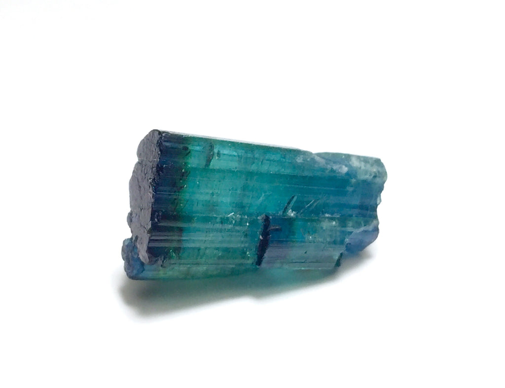 Blue Cap Bi Colour Tourmaline Crystal