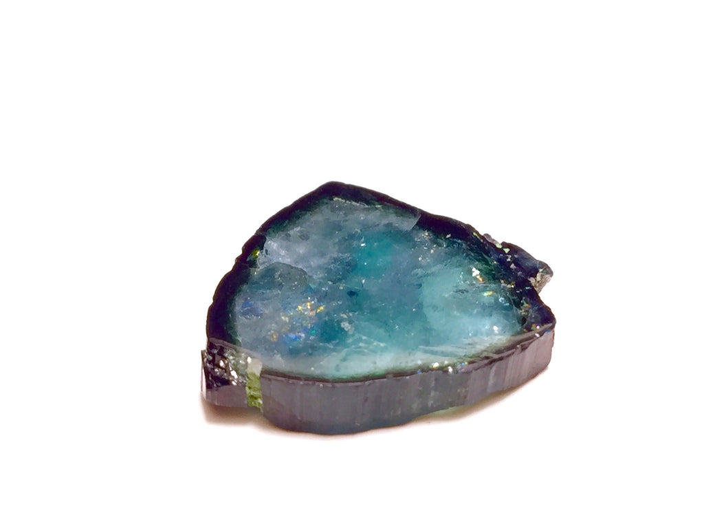 Blue Tourmaline Slice