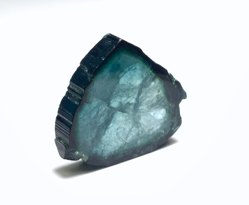 Blue Tourmaline Slice
