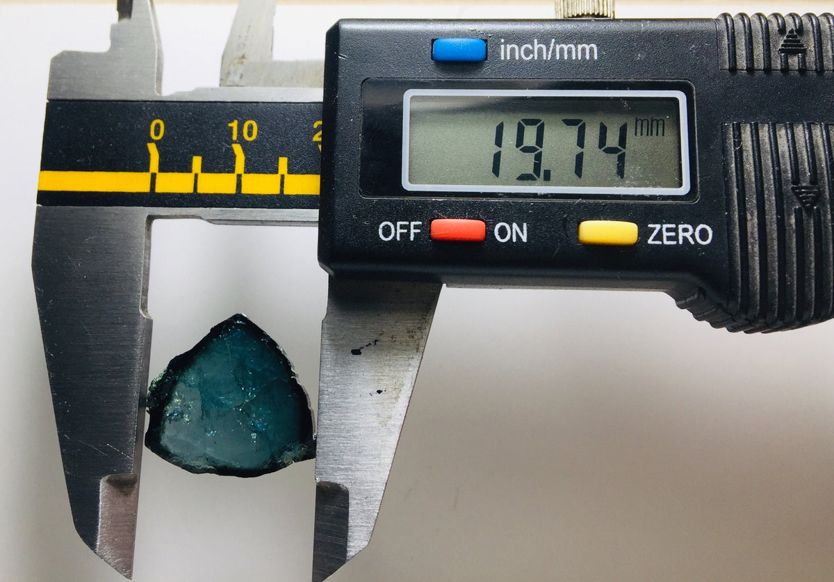 Blue Tourmaline Slice