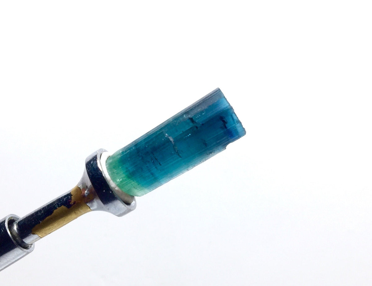 Ink Blue Bi Colour Tourmaline Crystal