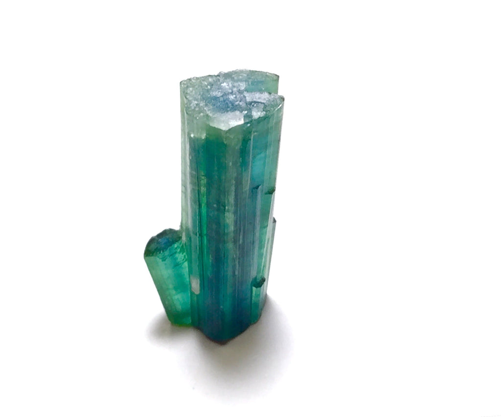 Blue Cap Bi Color Tourmaline Crystal
