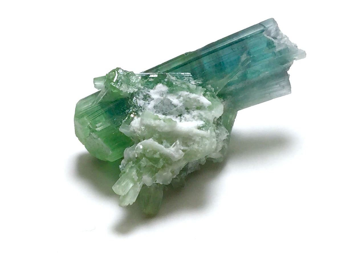 Bi-Color Tourmaline Specimen: 8.5 Carat Afghan Mineral