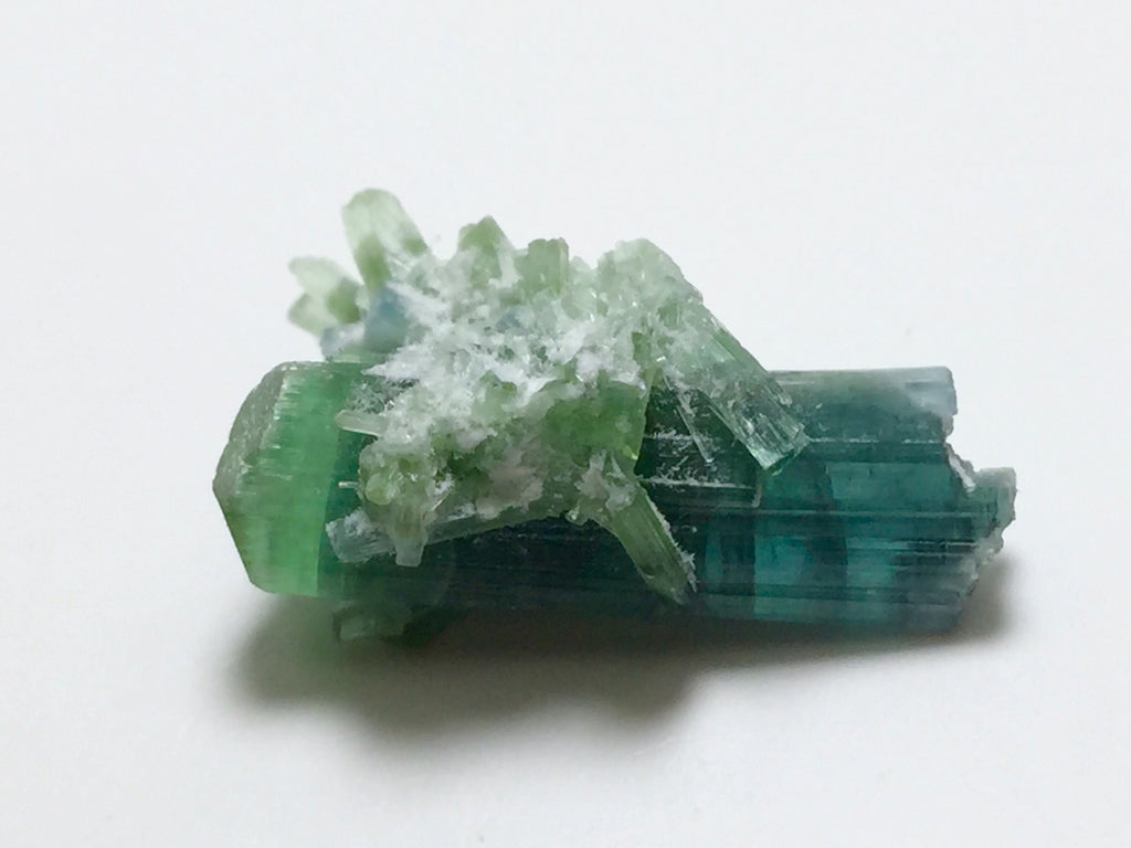Bi-Color Tourmaline Specimen: 8.5 Carat Afghan Mineral