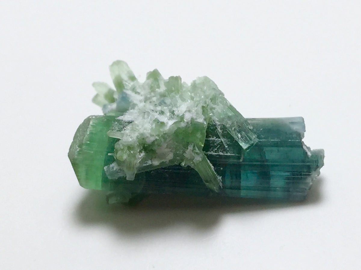 Bi-Color Tourmaline Specimen: 8.5 Carat Afghan Mineral