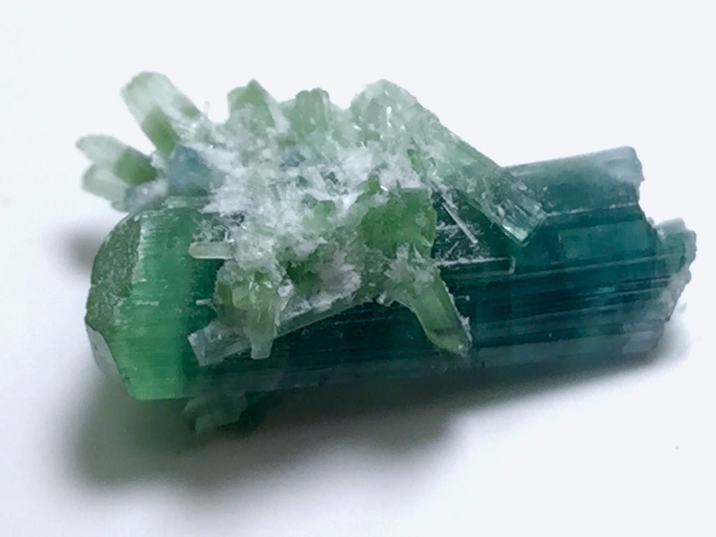 Bi-Color Tourmaline Specimen: 8.5 Carat Afghan Mineral