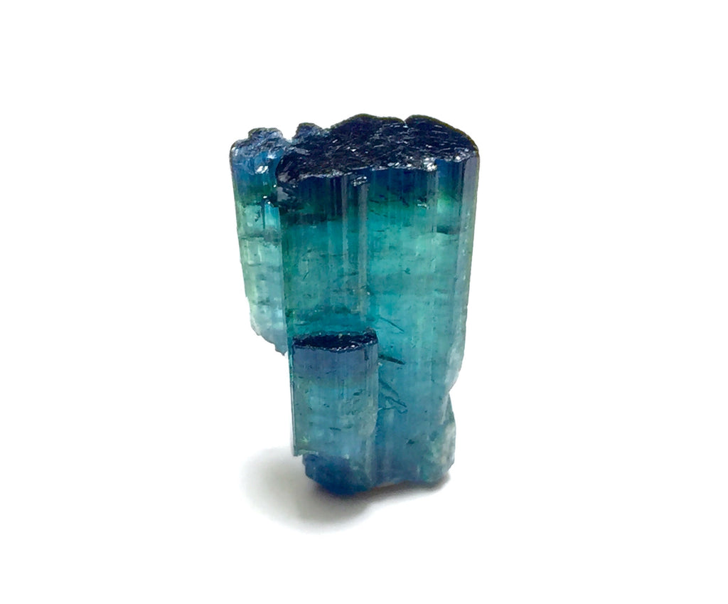 Blue Cap Bi Colour Tourmaline Crystal