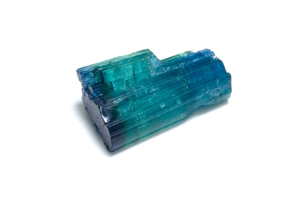 Blue Cap Bi Colour Tourmaline Crystal