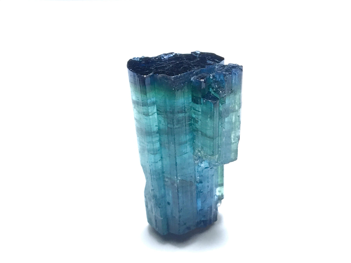 Blue Cap Bi Colour Tourmaline Crystal
