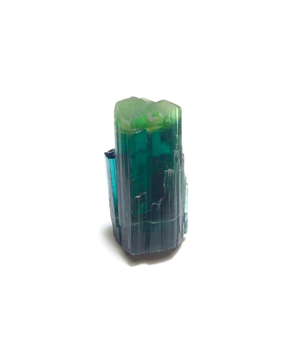 Bi-Color Tourmaline Specimen: 21.6 Carat Afghanistan Gemstone