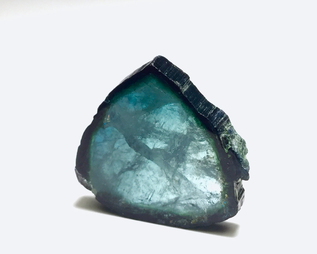 Blue Tourmaline Slice