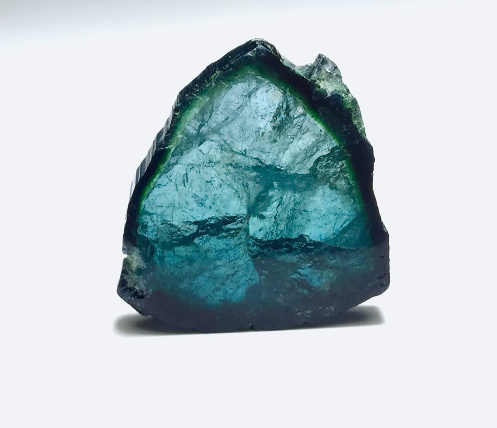 Blue Tourmaline Slice