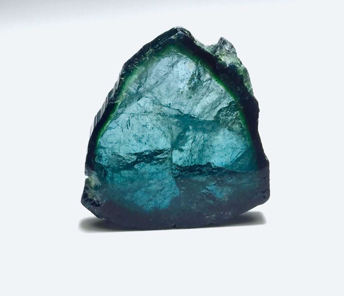 Blue Tourmaline Slice