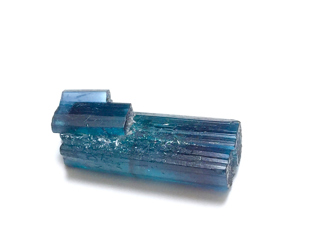 Indicolite Tourmaline Crystal Cluster - Afghanistan Gemstone