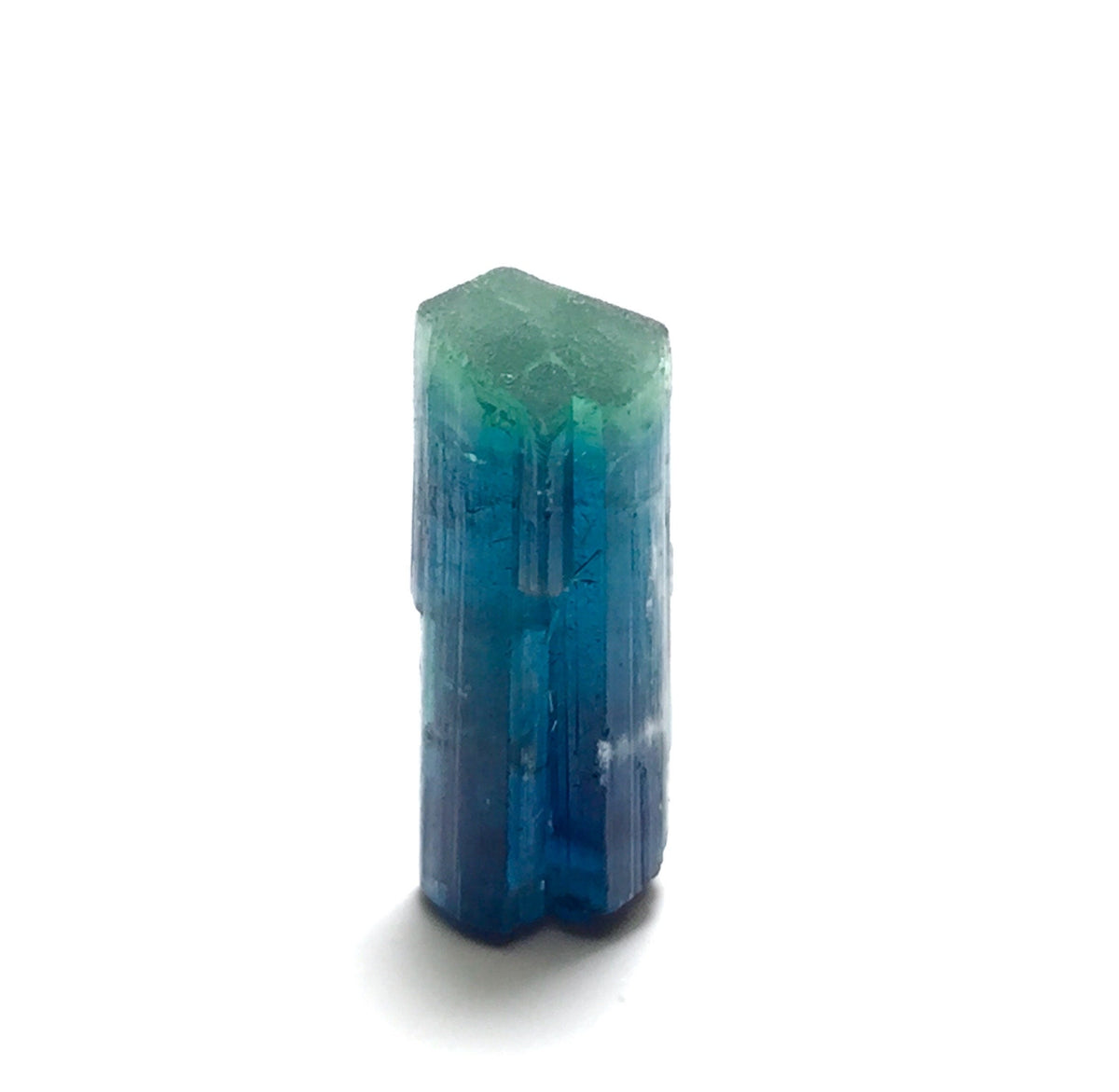 Ink Blue Bi Colour Tourmaline Crystal