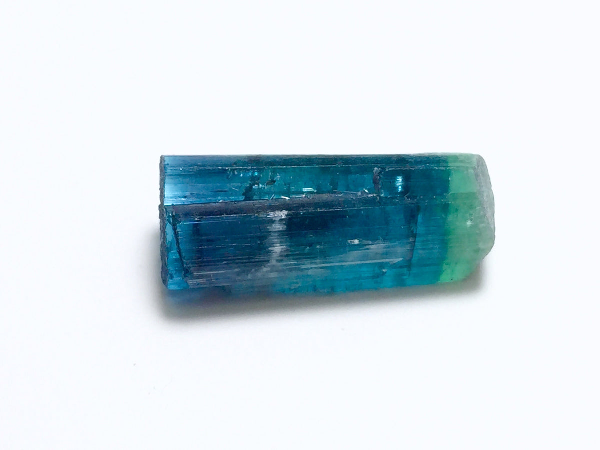 Ink Blue Bi Colour Tourmaline Crystal