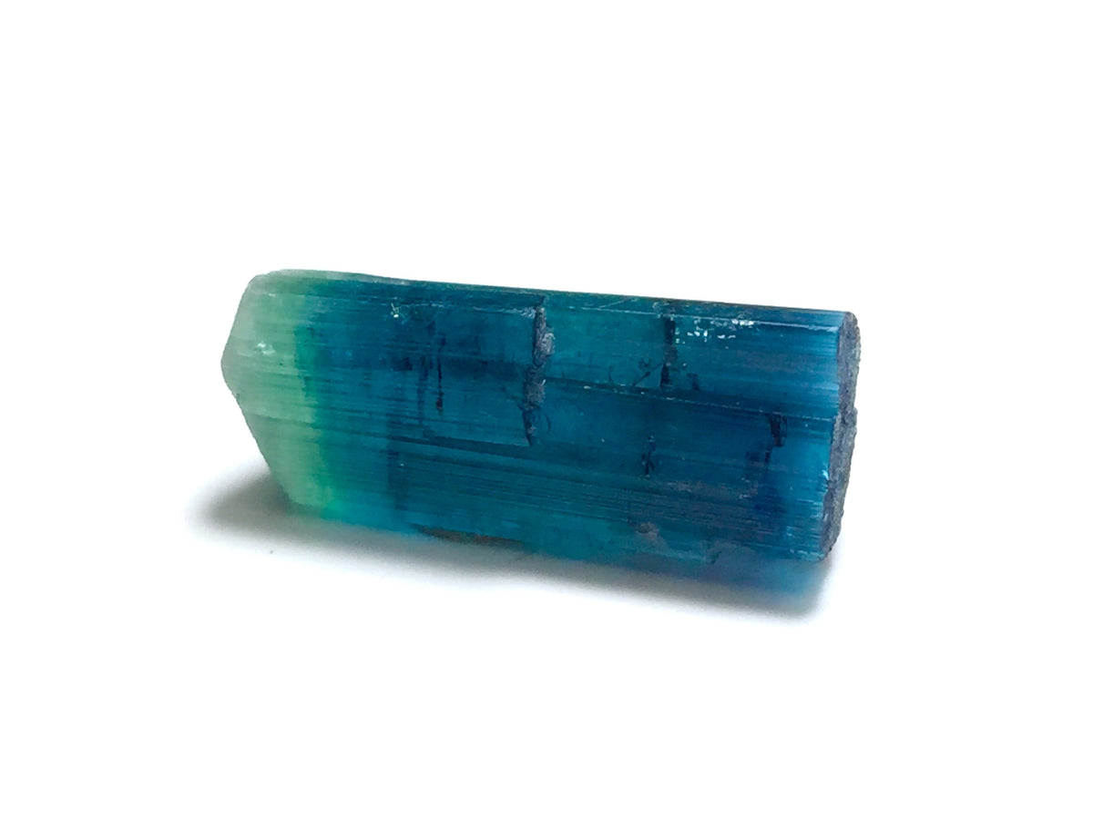 Ink Blue Bi Colour Tourmaline Crystal