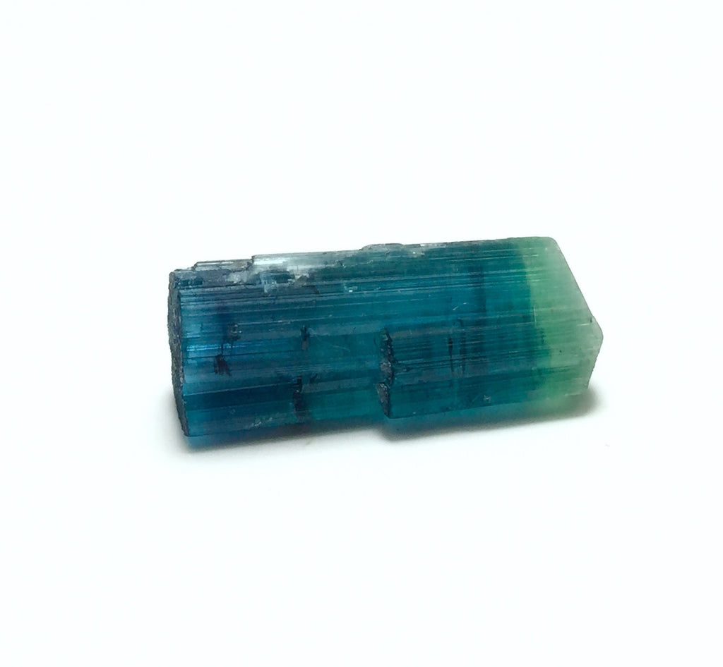 Ink Blue Bi Colour Tourmaline Crystal