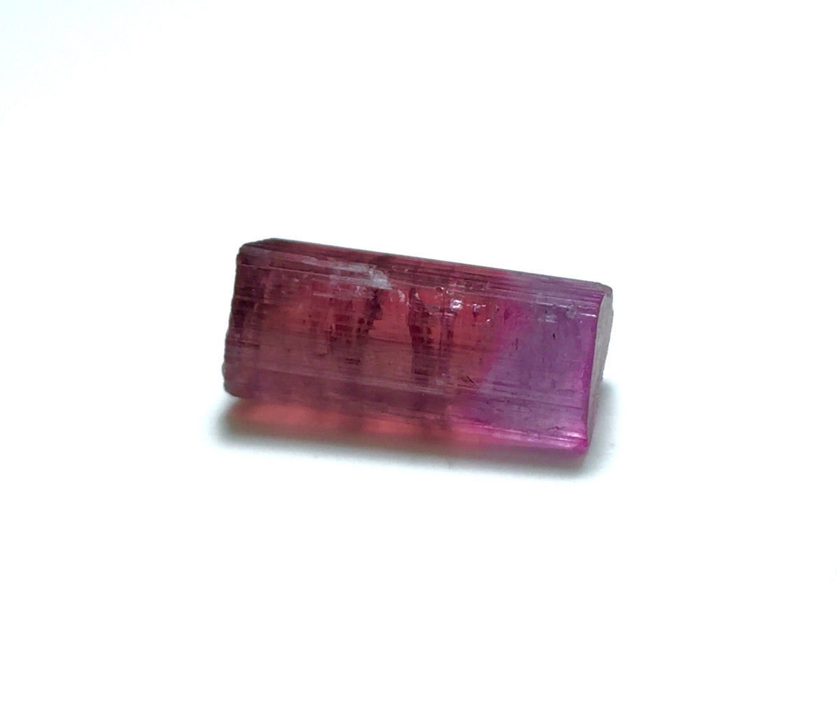 Purple Cap Bi Color Terminated Tourmaline Crystal