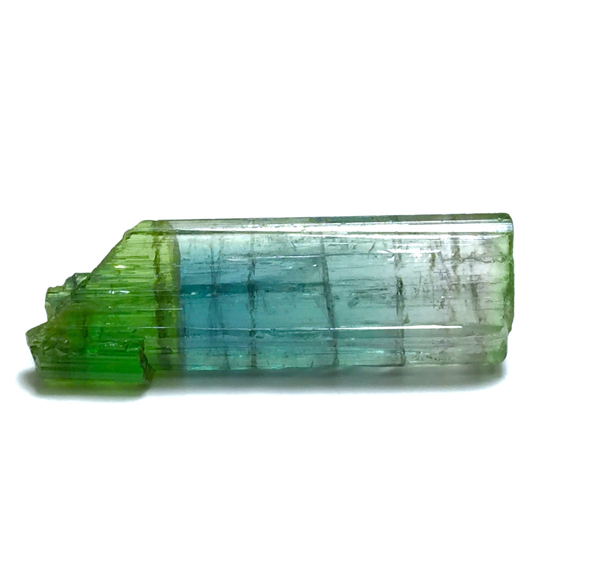 Double Terminated Tourmaline Specimen: 13.4 Carat, Afghanistan