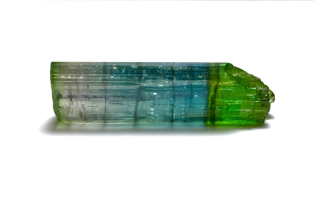 Double Terminated Tourmaline Specimen: 13.4 Carat, Afghanistan