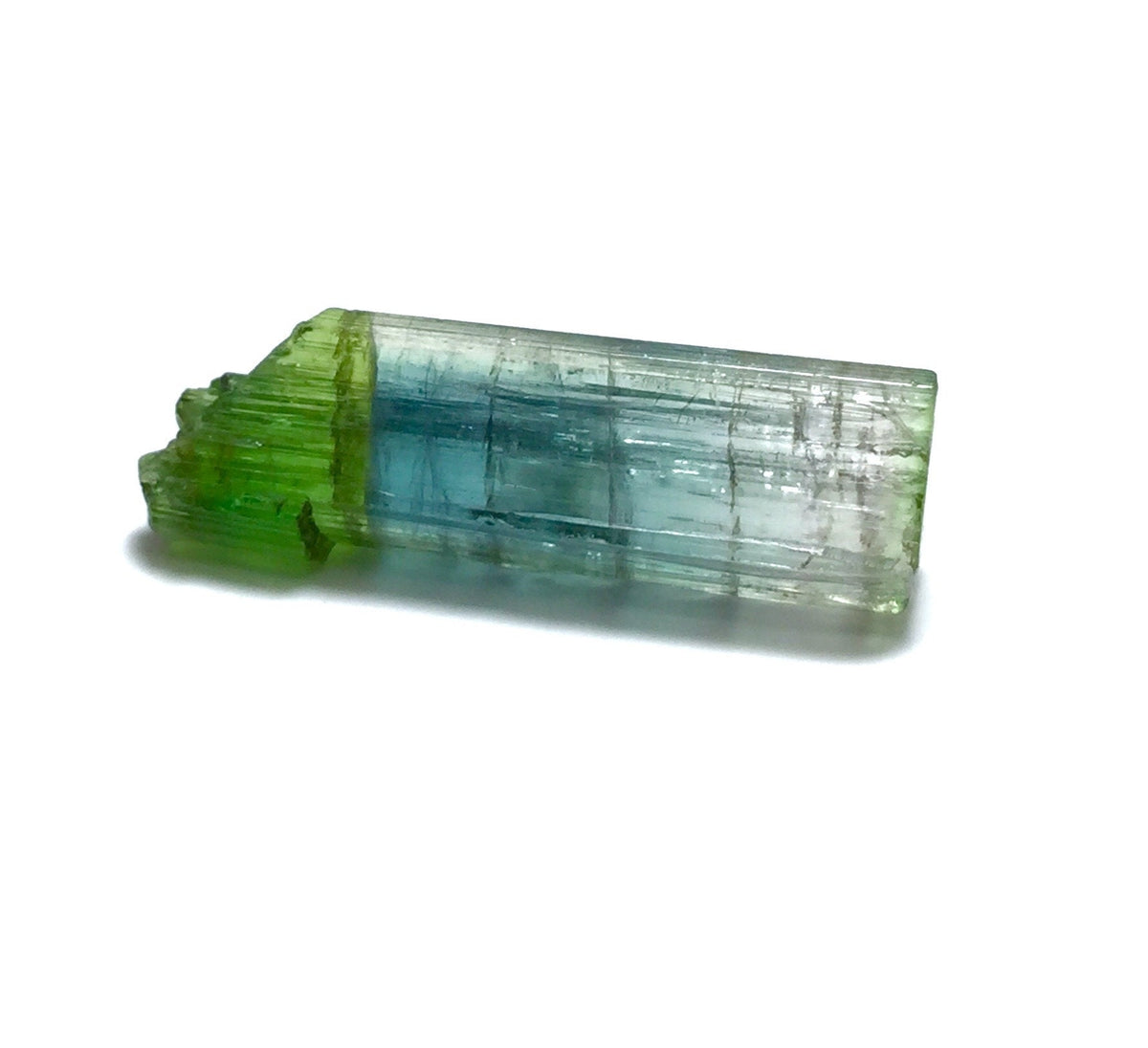 Double Terminated Tourmaline Specimen: 13.4 Carat, Afghanistan