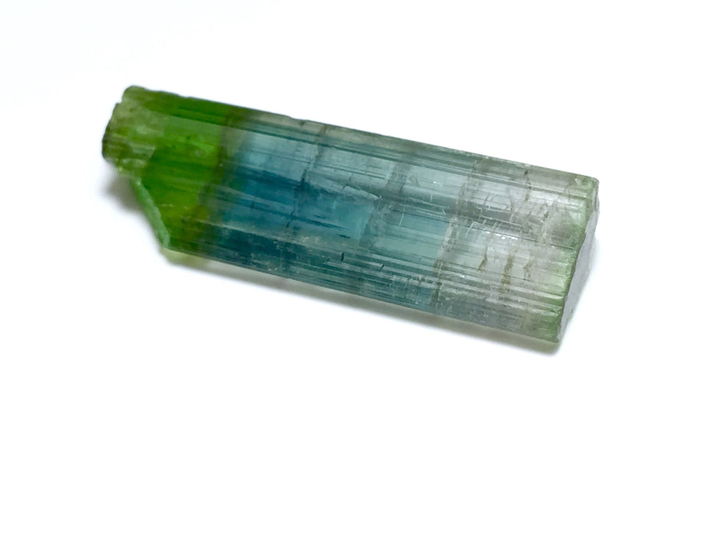 Double Terminated Tourmaline Specimen: 13.4 Carat, Afghanistan