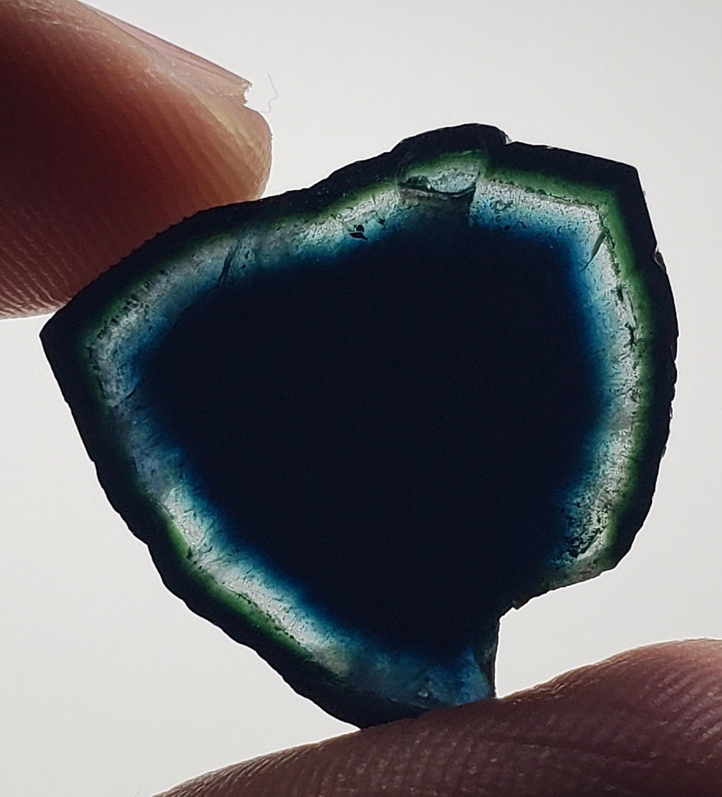 Indicolite Blue Tourmaline slice