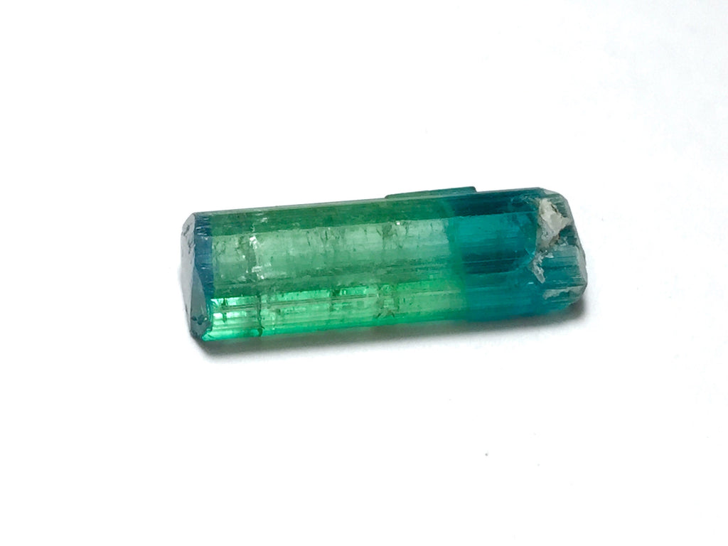 Bi Color Double Terminated Tourmaline Crystal