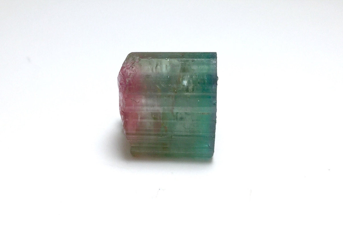 Watermelon Tourmaline Crystal: Natural Untreated Gemstone, Afghanistan, 24.8 Carat